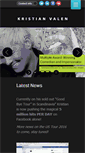 Mobile Screenshot of kristianvalen.com