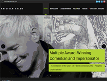 Tablet Screenshot of kristianvalen.com